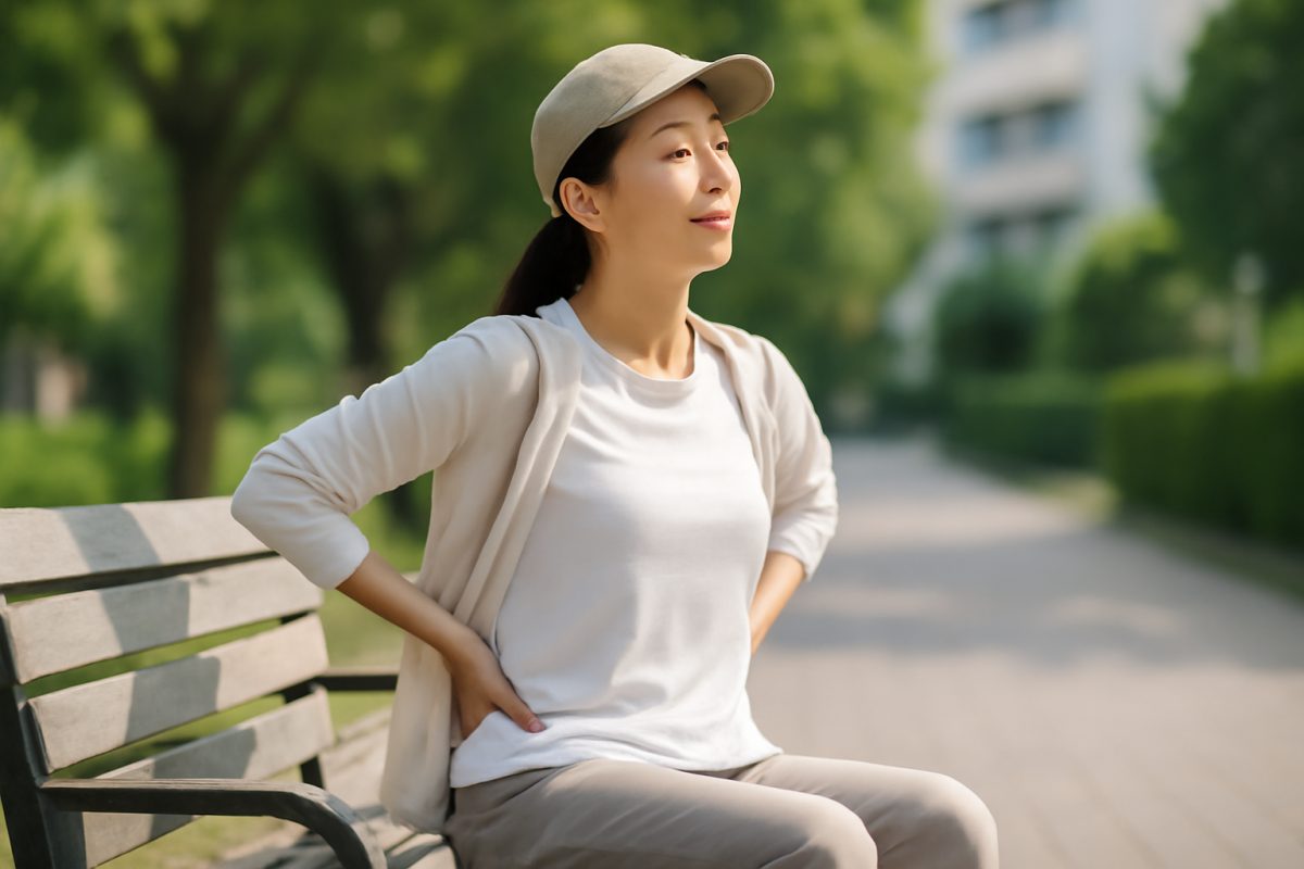 腰が重い日でもできる「座ったまま腰ほぐし」。デスクワークの合間に