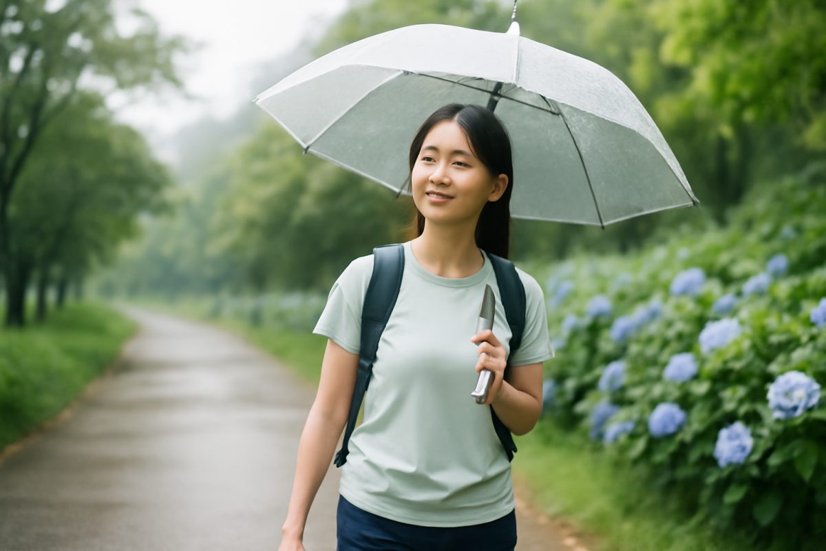 梅雨どきでも気持ちよく歩ける「雨の合間ウォーク」のすすめ