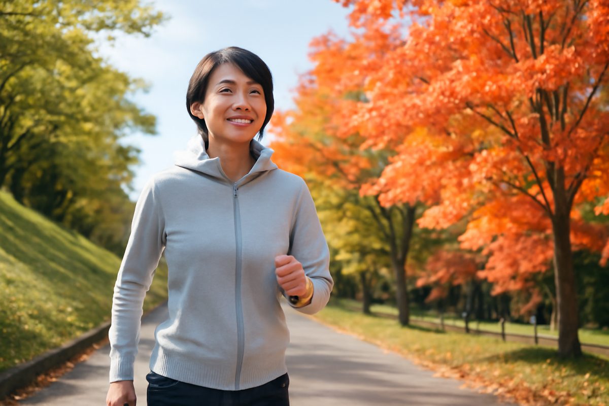 秋晴れの日は絶好の歩きどき 紅葉を眺めながら距離を伸ばすコツ